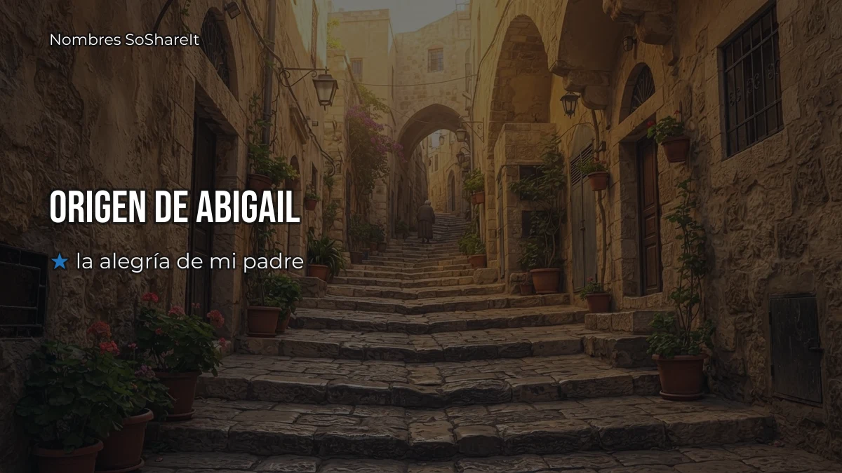 Origen y significado del nombre Abigail