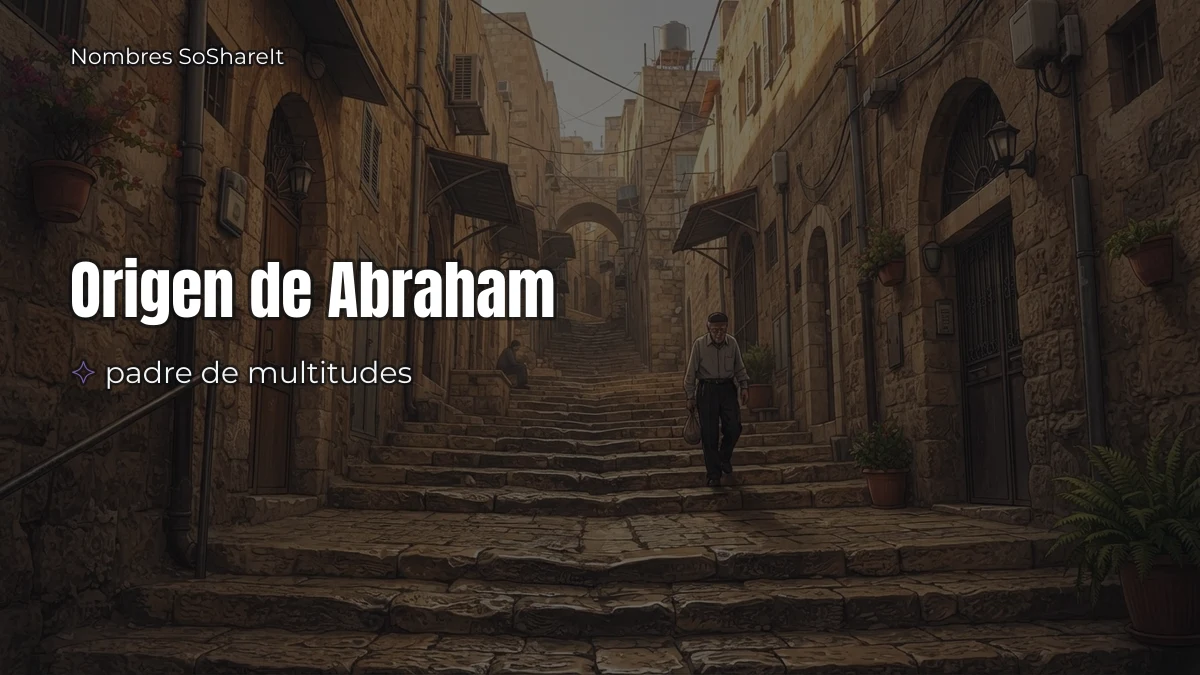 Origen y significado del nombre Abraham