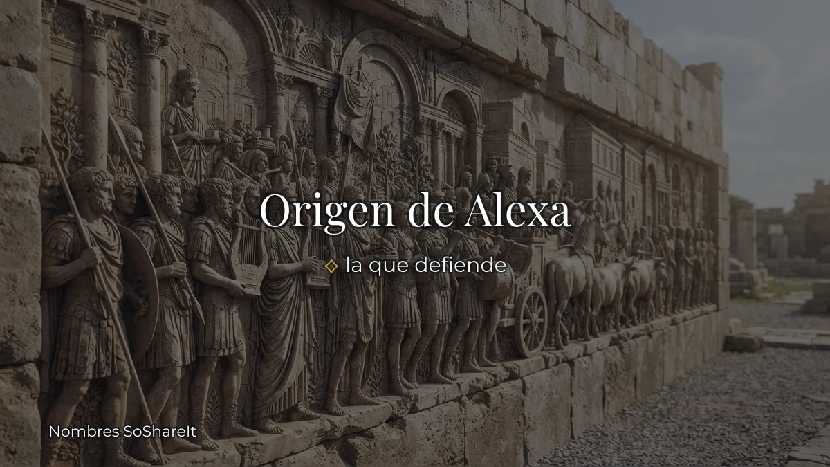 Origen y significado del nombre Alexa