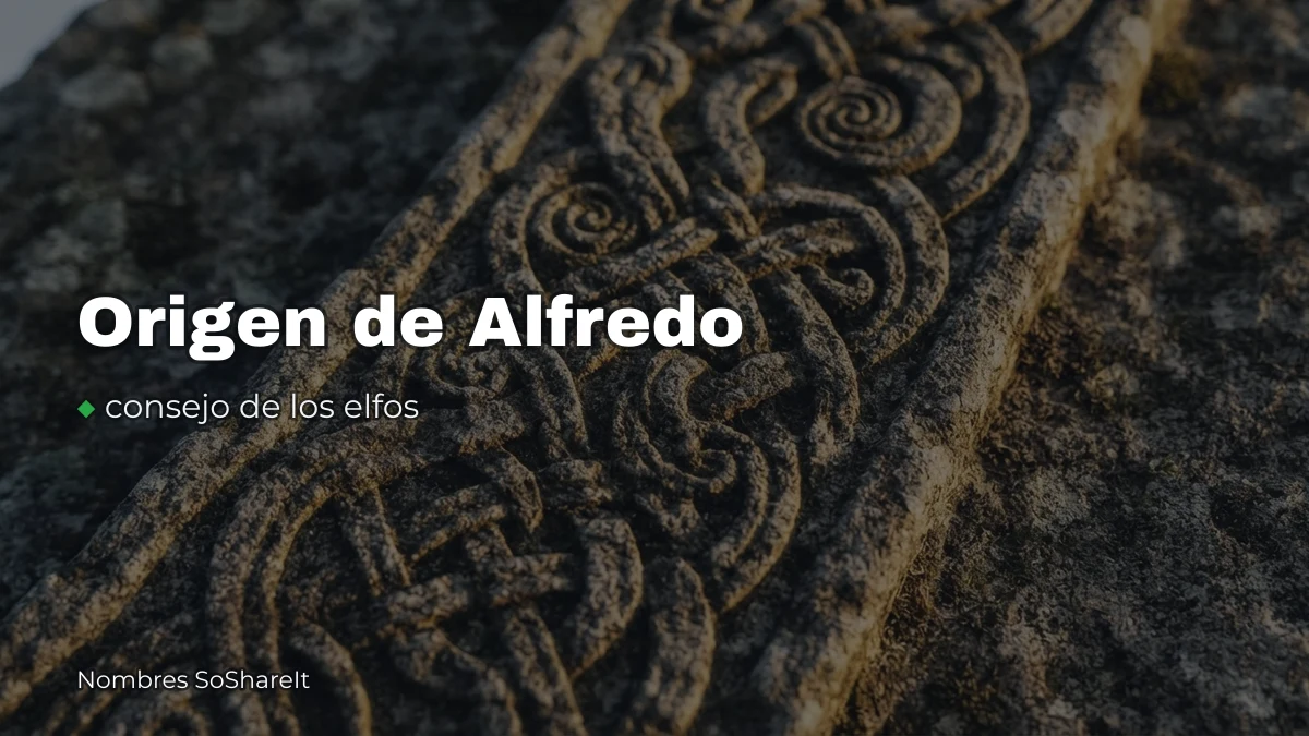 Origen y significado del nombre Alfredo