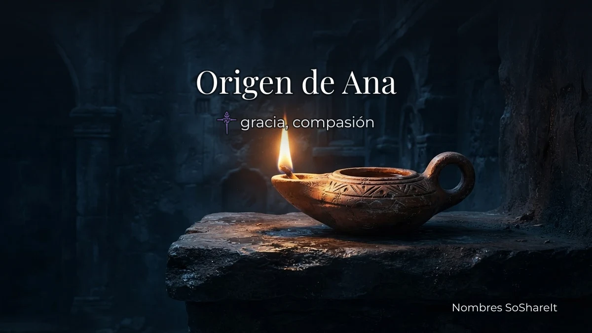 Origen y significado del nombre Ana