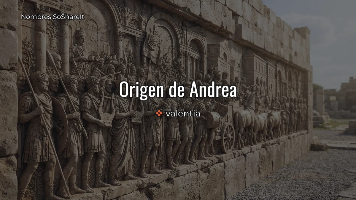 Origen y significado del nombre Andrea
