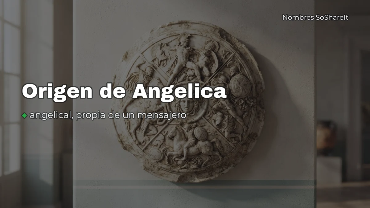 Origen y significado del nombre Angélica