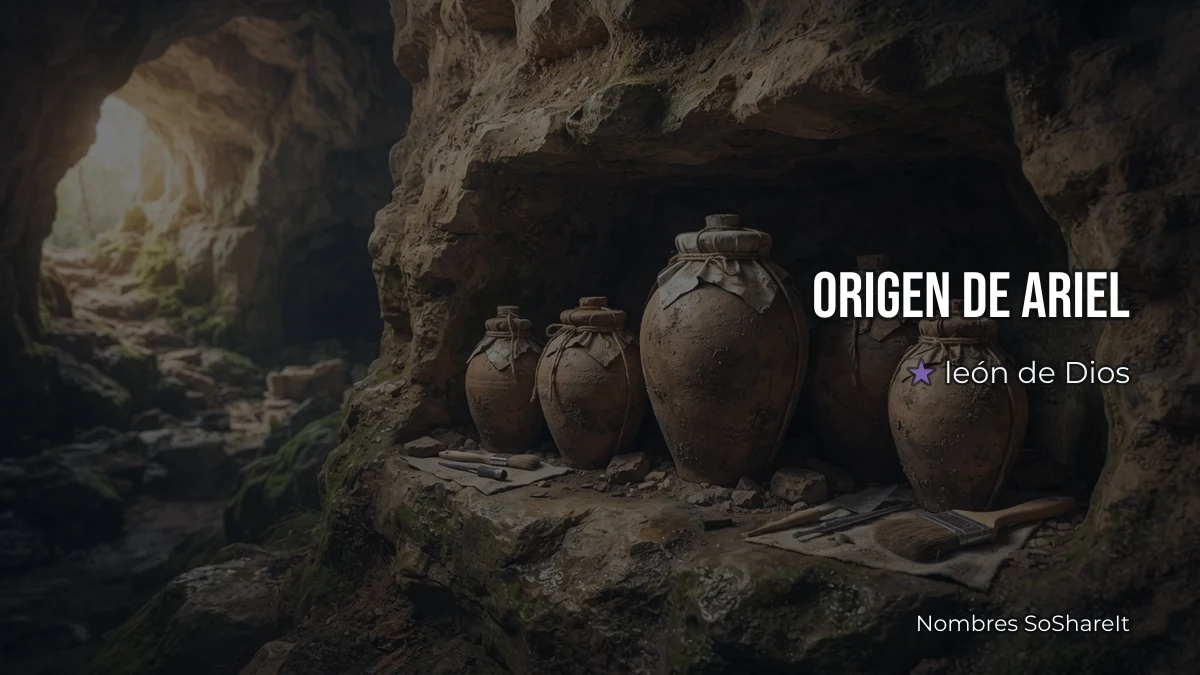 Origen y significado del nombre Ariel