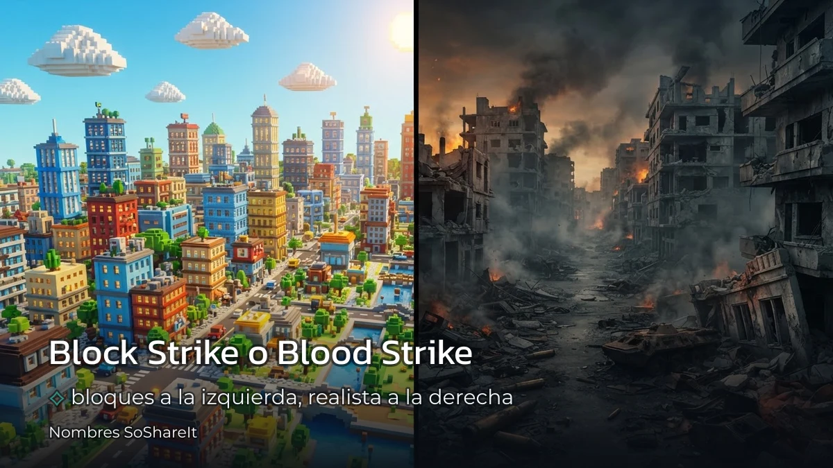 Diferencia entre Blood Strike y Block Strike