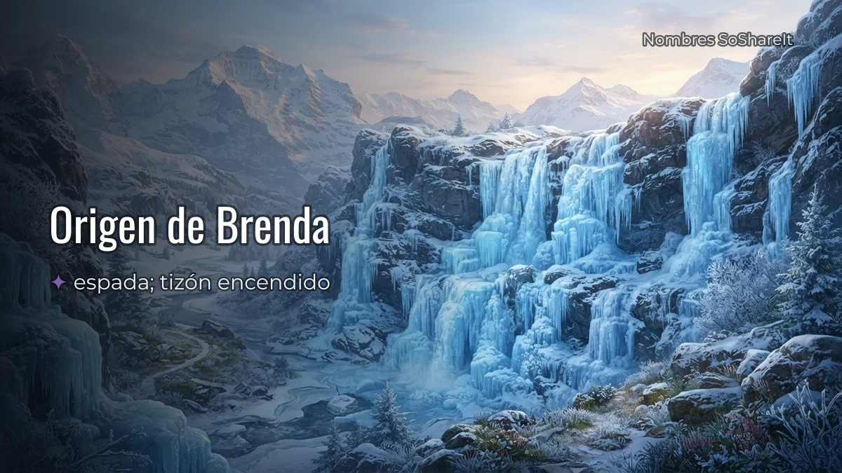 Origen y significado del nombre Brenda