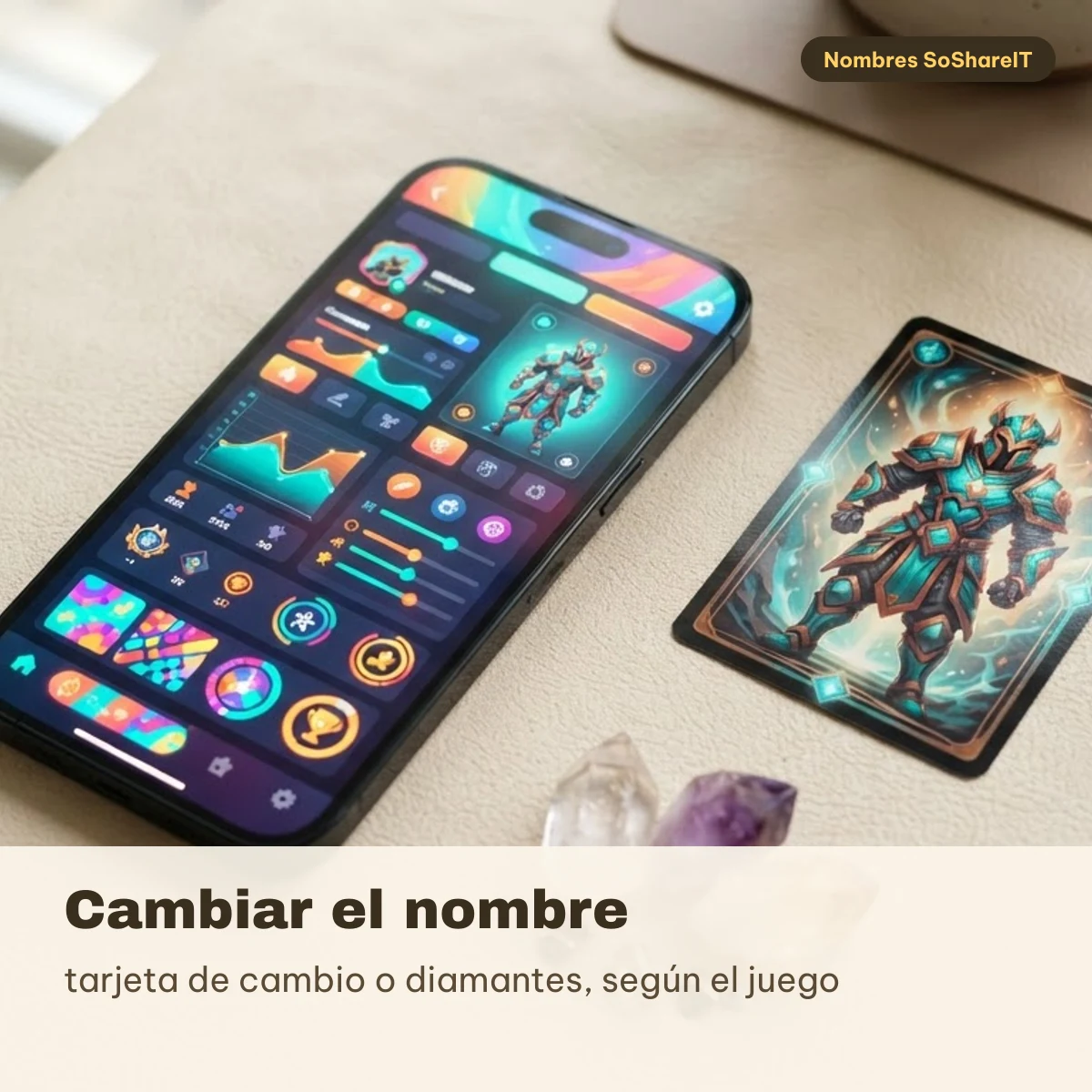 Cambiar el nombre en Free Fire con tarjeta de cambio o diamantes