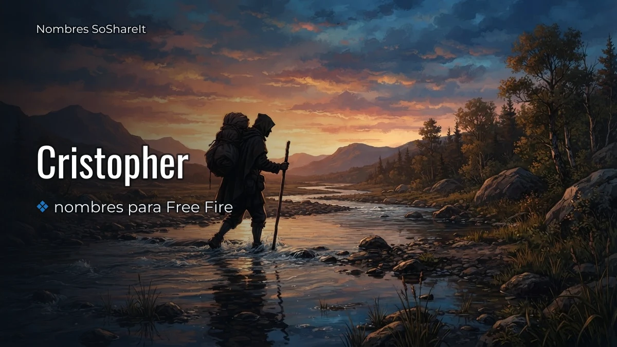 Cristopher freefire para copiar y pegar
