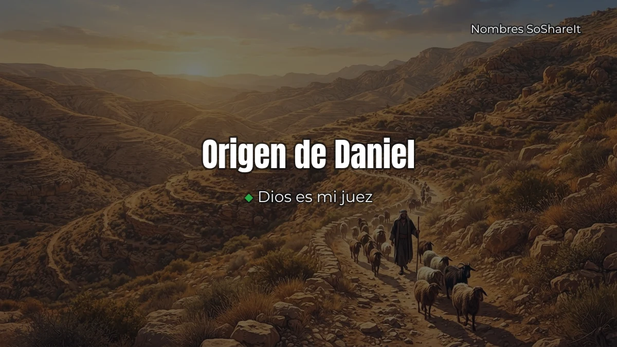 Origen y significado del nombre Daniel