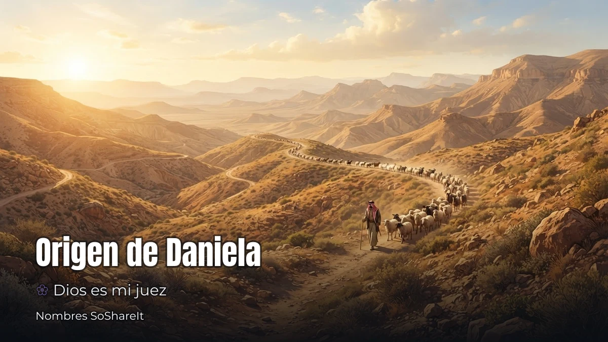 Origen y significado del nombre Daniela