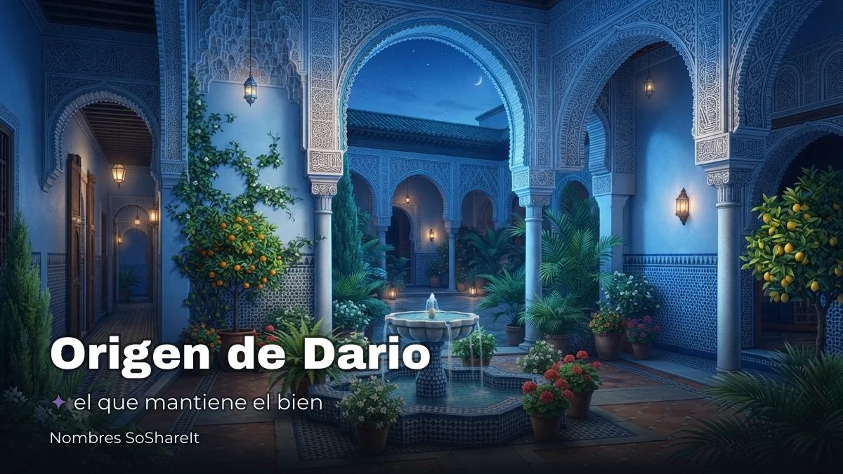 Origen y significado del nombre Darío