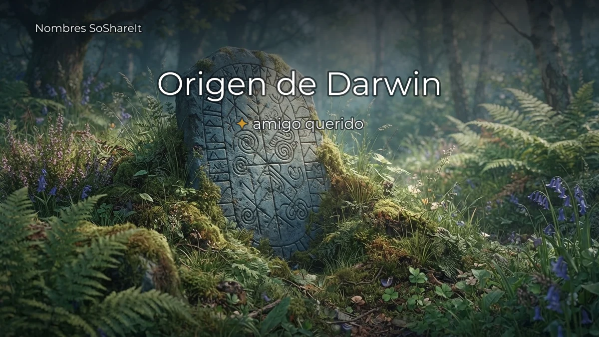 Origen y significado del nombre Darwin
