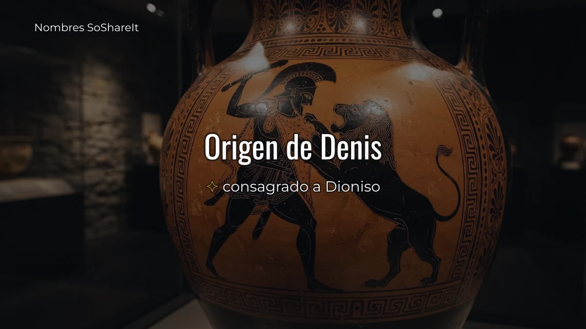 Origen y significado del nombre Denis