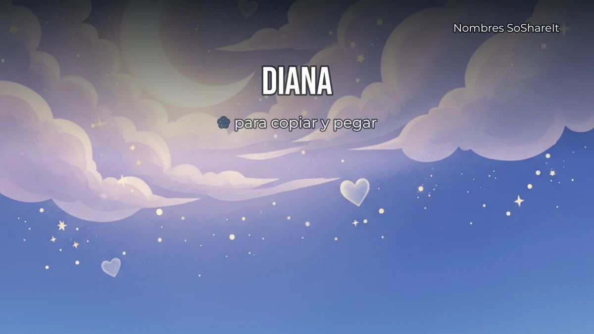 Diana copiar para copiar y pegar