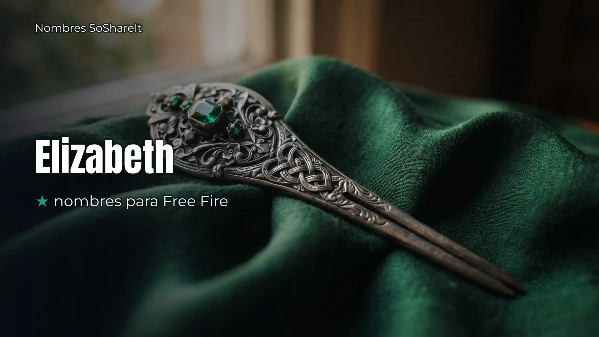 Elizabeth freefire para copiar y pegar