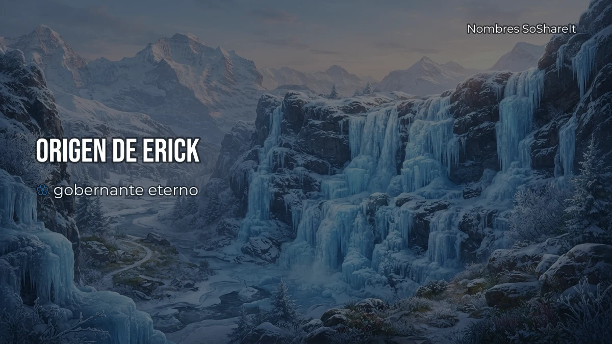 Origen y significado del nombre Erick