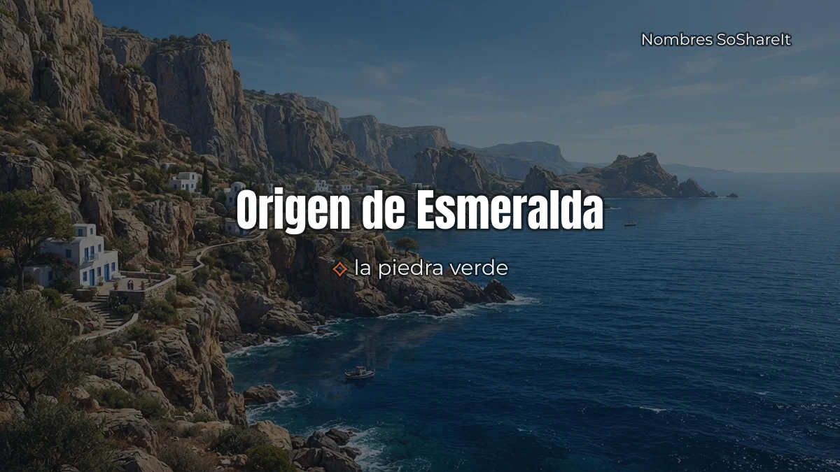 Origen y significado del nombre Esmeralda
