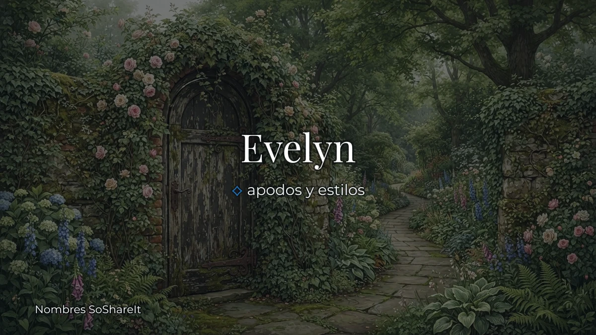 Evelyn apodos para copiar y pegar