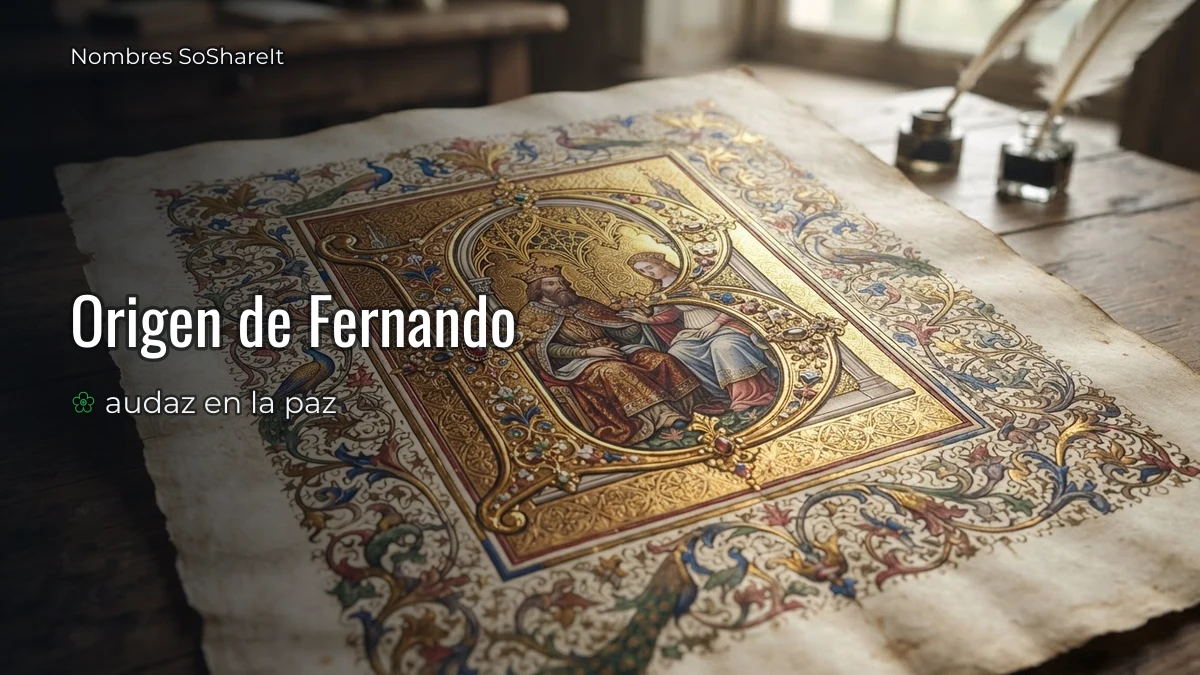 Origen y significado del nombre Fernando