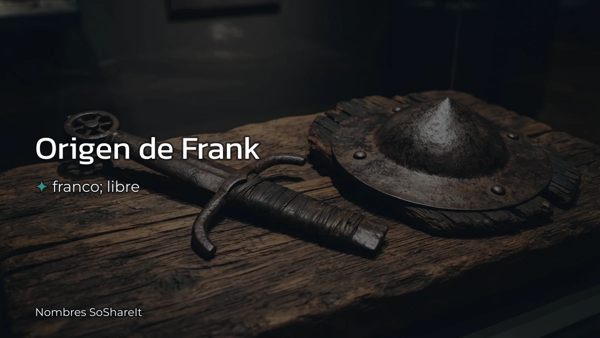 Origen y significado del nombre Frank