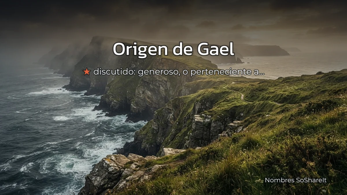Origen y significado del nombre Gael