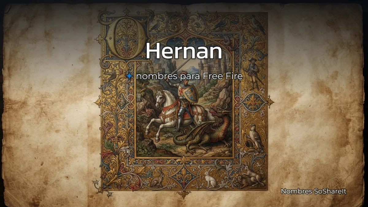 Hernán freefire para copiar y pegar