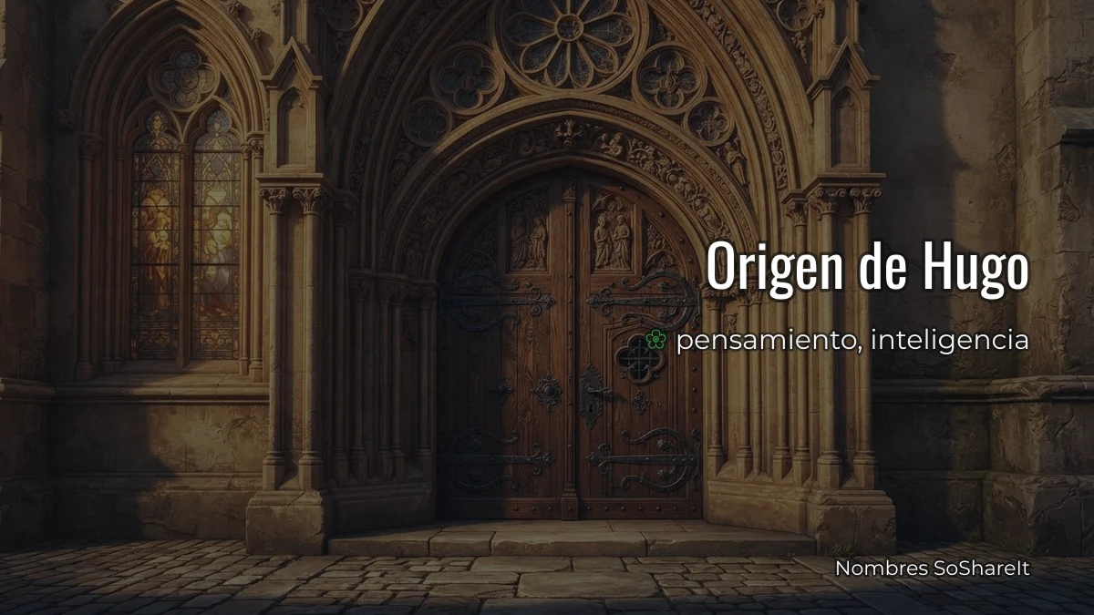 Origen y significado del nombre Hugo