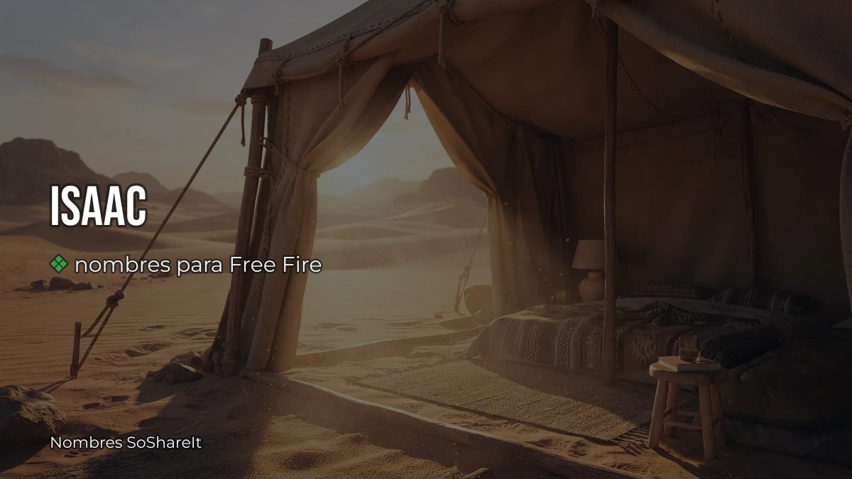 Isaac freefire para copiar y pegar