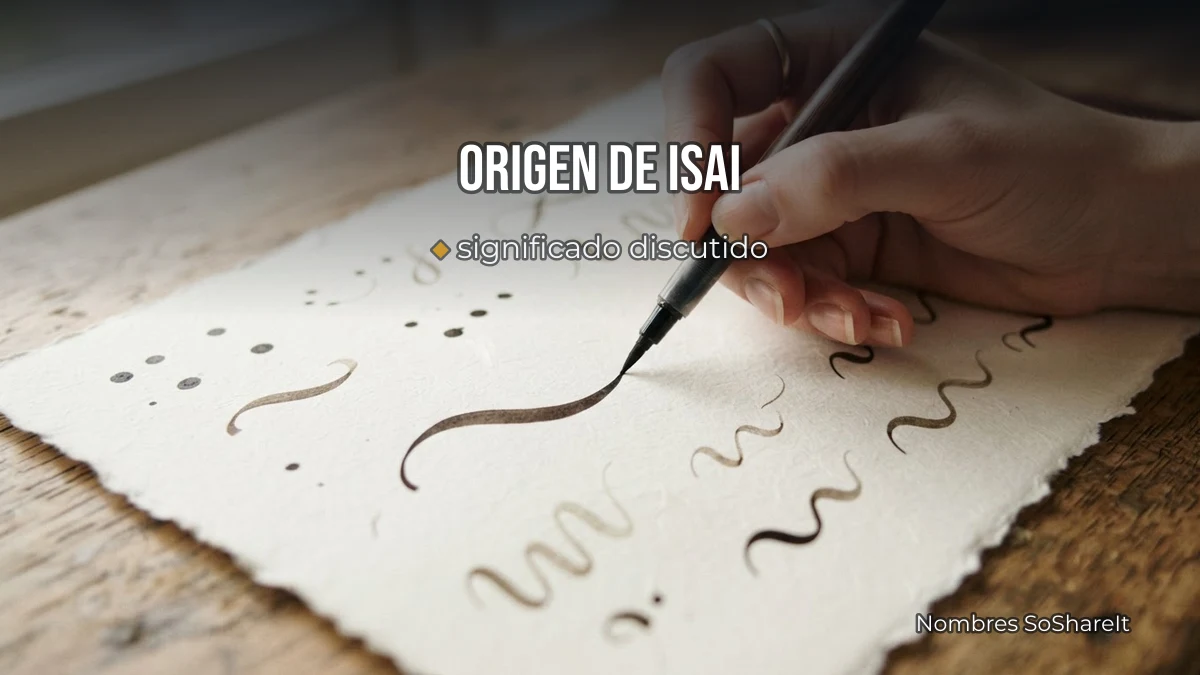 Origen y significado del nombre Isaí