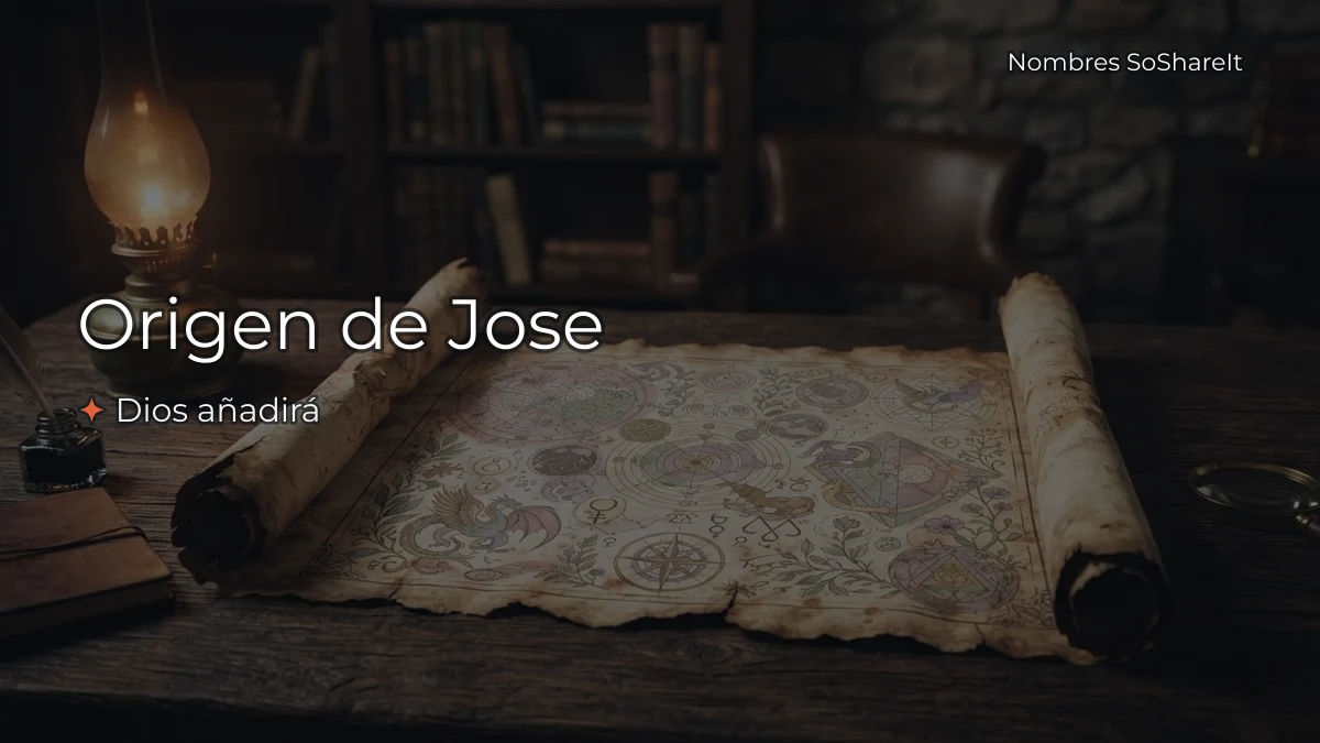 Origen y significado del nombre José