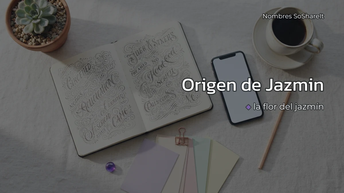 Origen y significado del nombre Jazmín