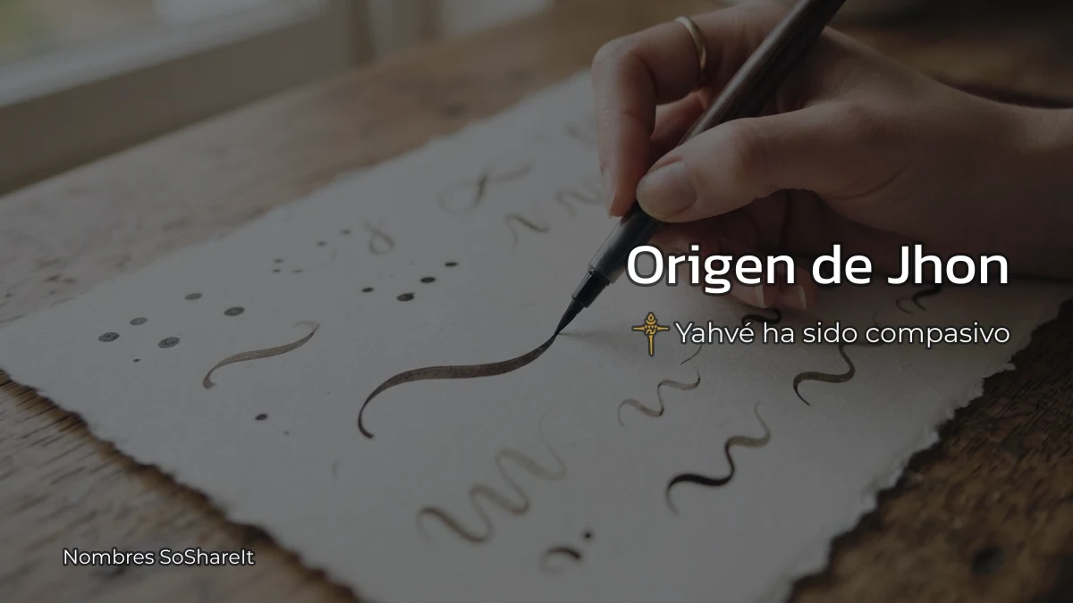 Origen y significado del nombre Jhon