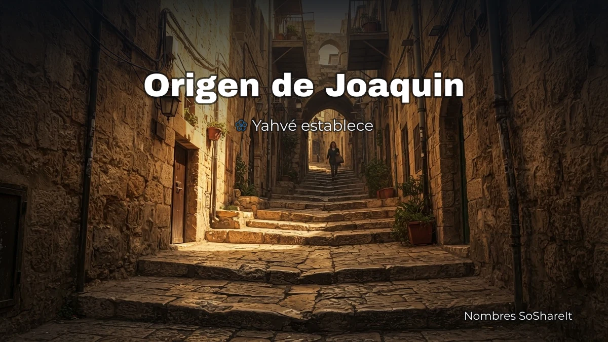 Origen y significado del nombre Joaquín
