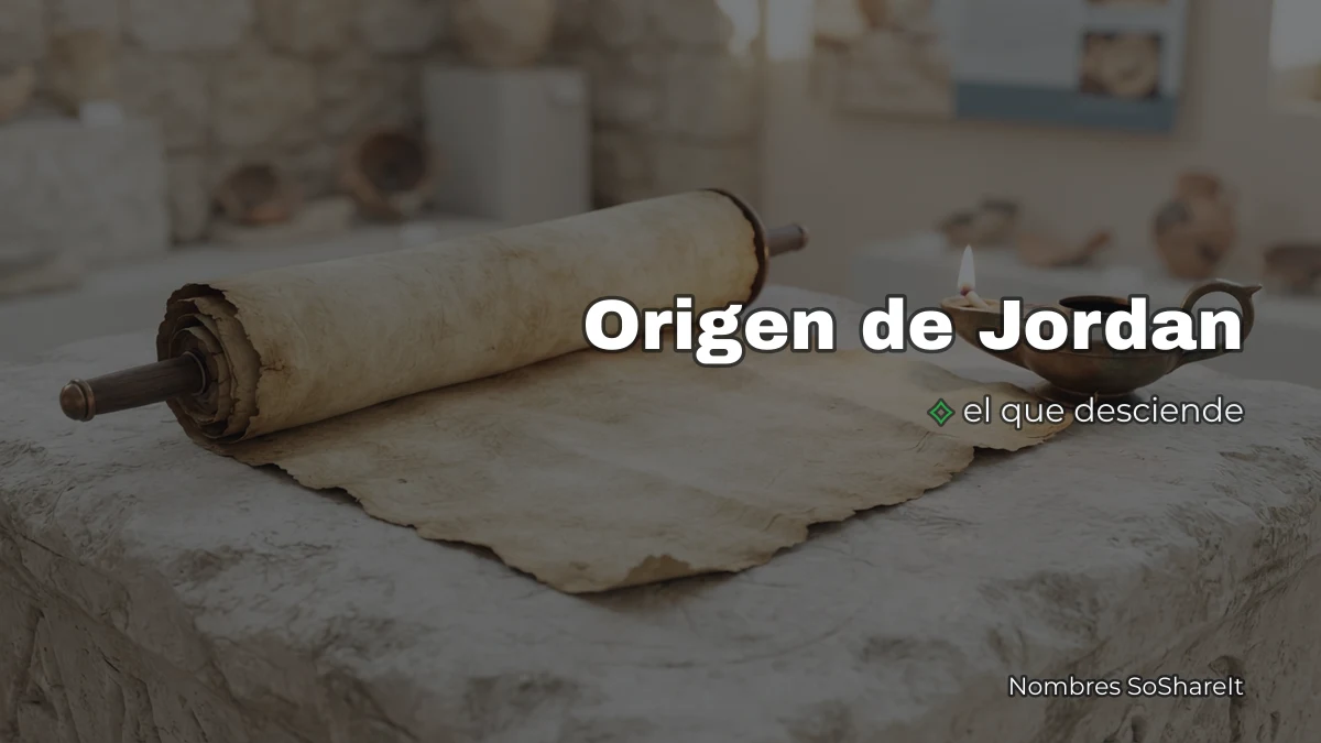 Origen y significado del nombre Jordan