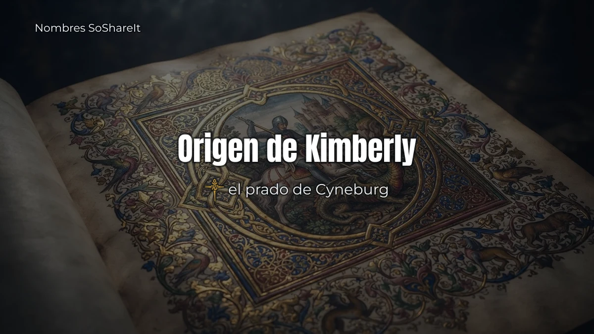 Origen y significado del nombre Kimberly