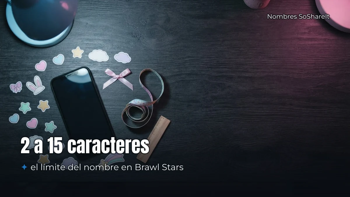 Límite de 2 a 15 caracteres del nombre en Brawl Stars