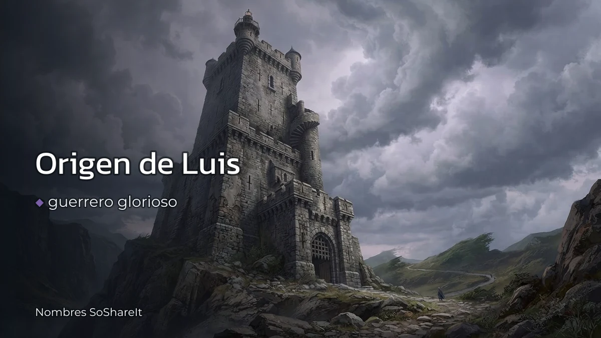 Origen y significado del nombre Luis
