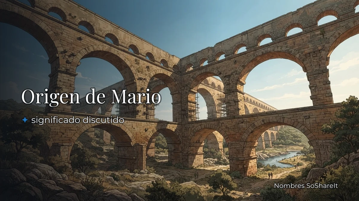 Origen y significado del nombre Mario