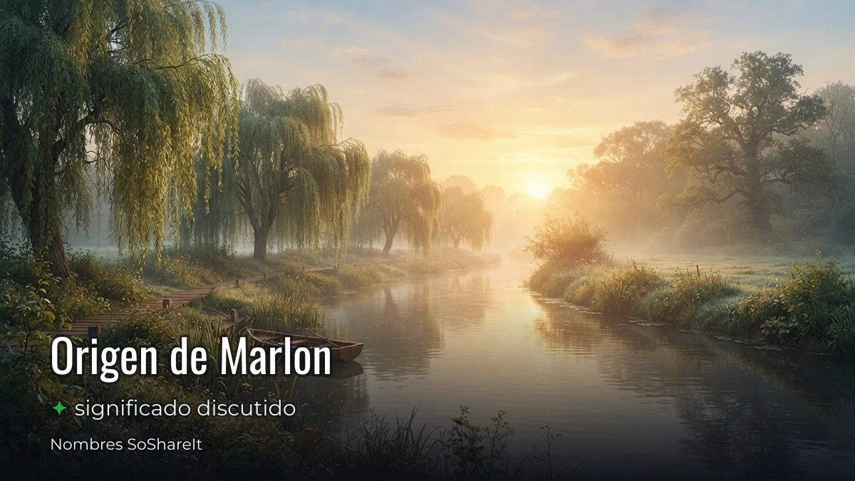Origen y significado del nombre Marlon
