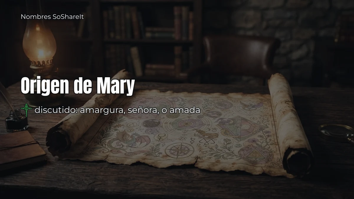 Origen y significado del nombre Mary