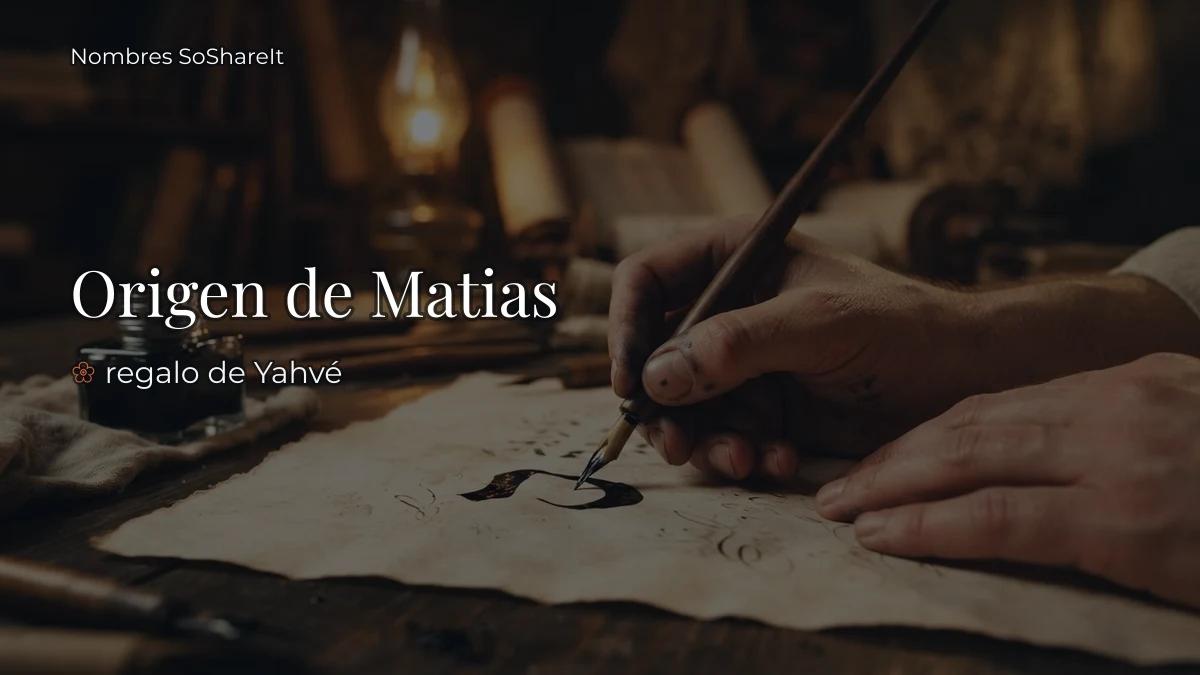 Origen y significado del nombre Matías