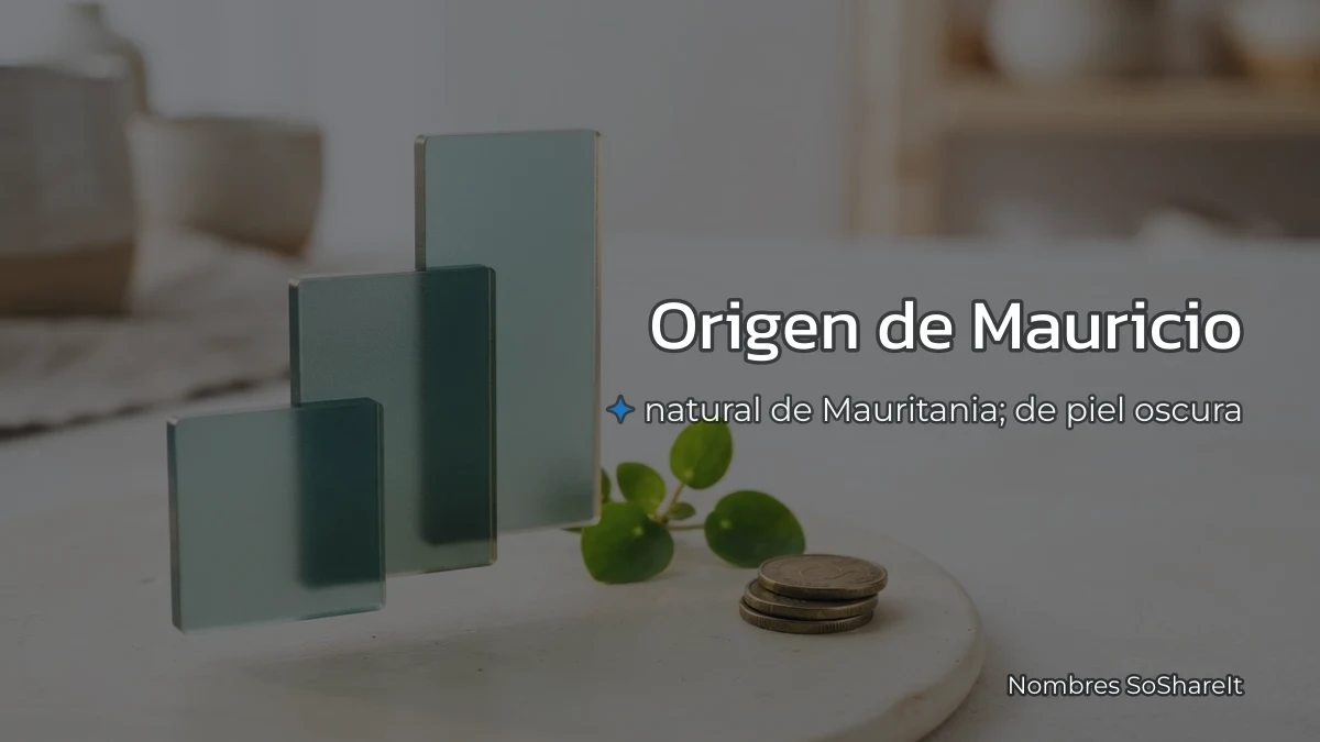 Origen y significado del nombre Mauricio