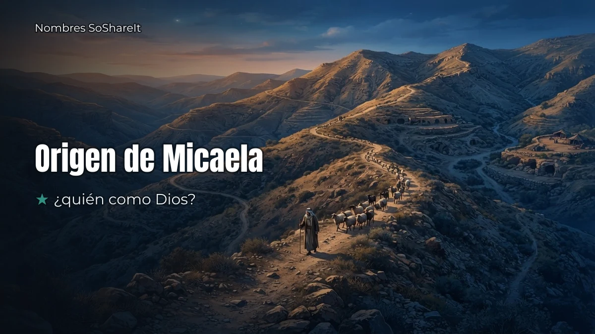 Origen y significado del nombre Micaela