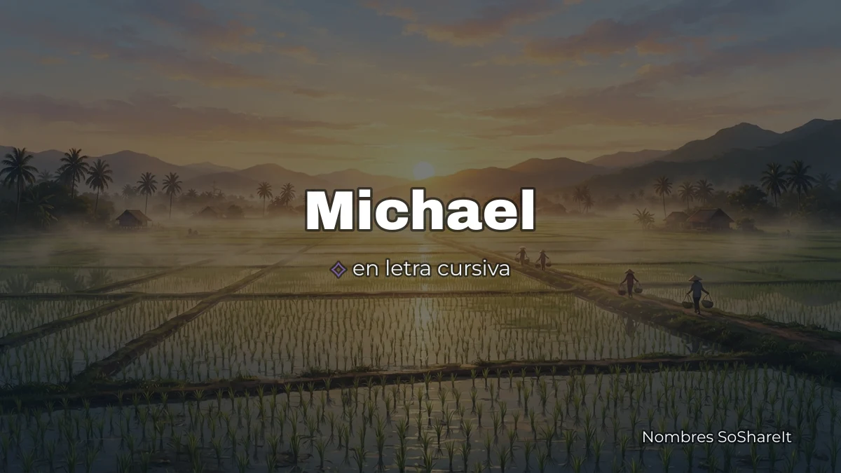 Michael cursiva para copiar y pegar