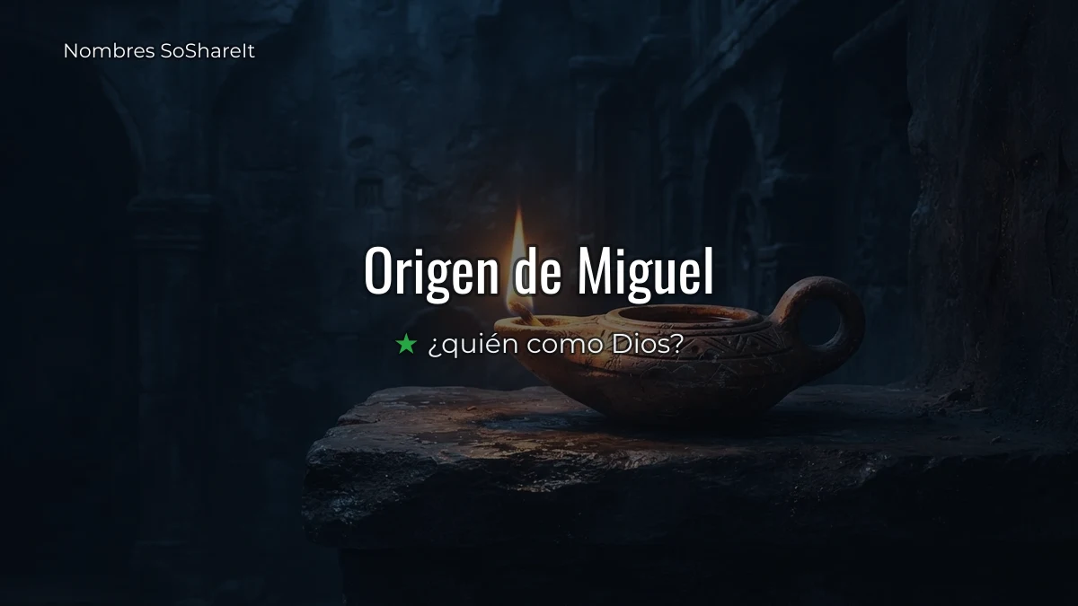 Origen y significado del nombre Miguel