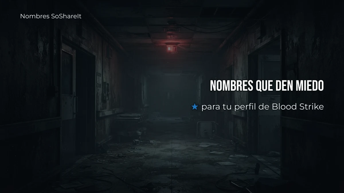 Nombres para Blood Strike que den miedo