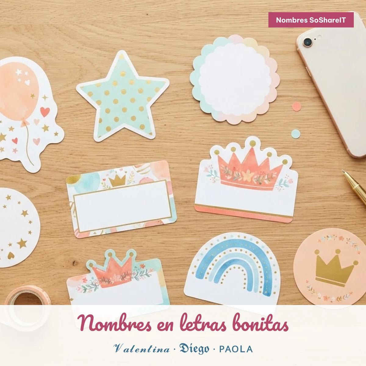Nombres en letras bonitas para copiar y pegar