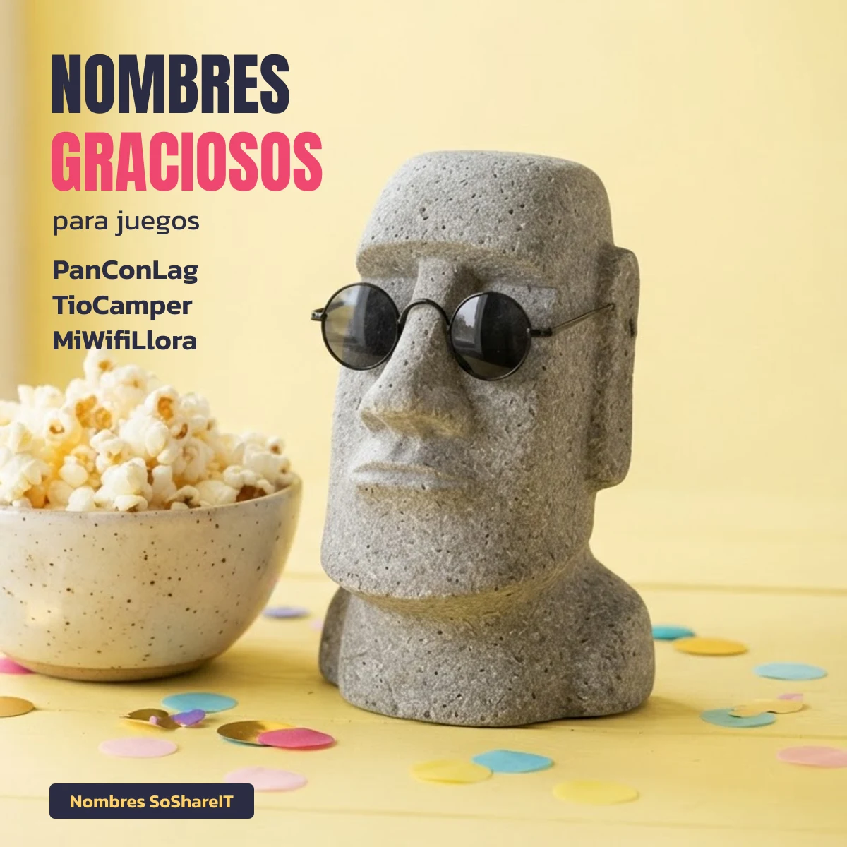 Nombres graciosos para juegos como PanConLag y TioCamper