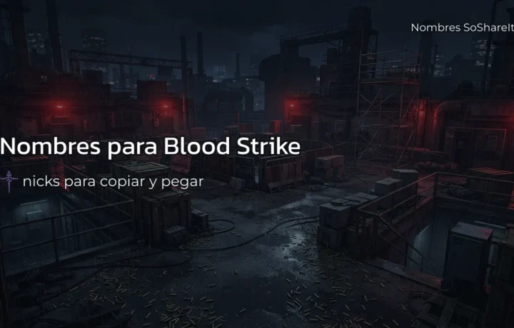 Nombres para Blood Strike: nicks para copiar y pegar