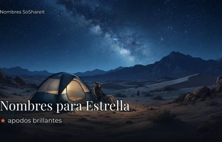 299+ Nombres para Estrella para copiar y pegar